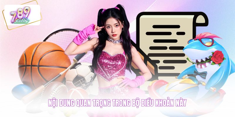 Nội dung quan trọng trong bộ điều khoản này